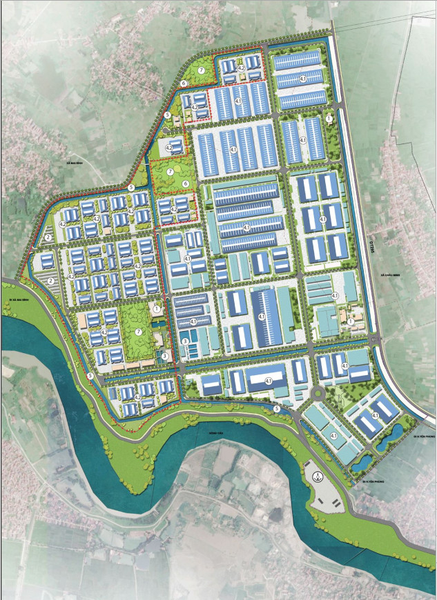 Khu Công nghiệp Vĩnh Long từ trên cao